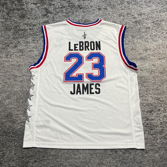 Lebron James NBA All-Star Game 2015 East Adidas Basketball Jersey Mens Large - Picture 2 of 12